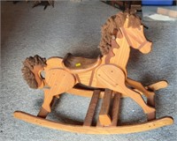 Wooden Riding Horse. 20" to seat
