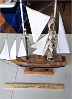 Model Ship "Blue Nose"  15"-L, 4"-W, 15"-T