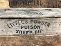 Littles Poison Sheep Powder Dip Timber Box