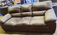 Leather Couch. Some wear