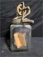 No. 30 Dazey Churn And Mfg. Co. Marked Glass Jar W