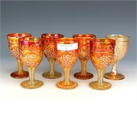 Imperial Marigold Grape Wine Goblet Set