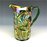 Cambridge Green Double Star Water Pitcher