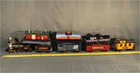 New Bright G Scale 2-6-2 steam locomotive with ten