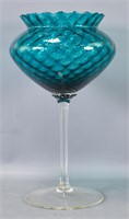 Teal Green Vase/Goblet