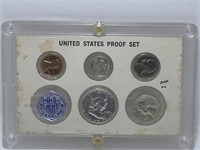 1957 US Proof Set, Silver Franklin Half Dollar