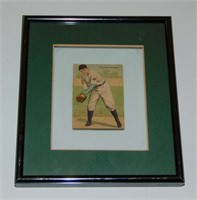 Mecca Cigarette Card Dygert mounted and framed