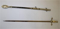 Antique Masonic Commandery sword w scabbard