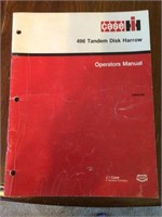 496 case tandem disk harrow manual