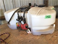 Sprayer tank w/ 2-4-D pump + wand (works)
