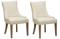 Stone & Beam Button-Tufted Dining Chair- Ivory