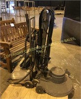 Industrial floor scrubber and steam cleaner