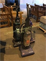 (3) vacuum cleaners Hoover, Bistro & Eureka