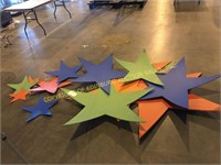Poster board large star decor