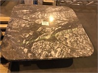 Coffee table with large granite top (removable)