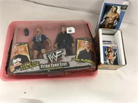 Collectible WWF Action Figures & Card Set