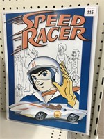 Speed Racer Collectible Metal Sign