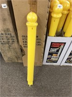 (12x bid) New Plastic Post- Yellow