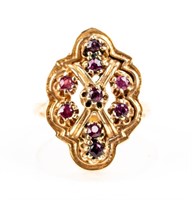 Jewelry 14kt Yellow Gold Ruby Ring