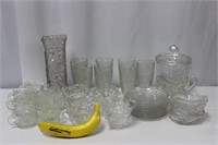 41 Pcs. Vintage Fostoria Crystal Glassware