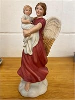 VTG HOMCO Porcelain ANGEL STANDING HOLDING A CHILD