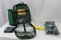 Picnic Time Backpack With Picnic Assessories x 4!
