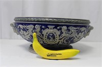 Vintage Gerzit Stoneware Fruit Bowl
