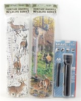 * New Wildlife Thermometers & Maglite Flashlight