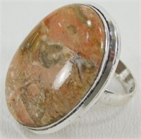 Butterfly Jasper Ring - Size 7