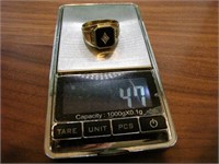 4.7 Grams 10K Gold Men's Ring Size 10&3/4