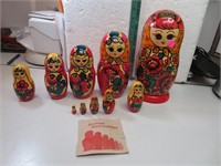 Russian (Matrioshkas) Nesting Doll (10 dolls)