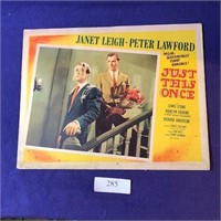 Lobby Card Original Just This Once 11x14 #285