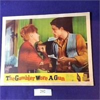 Lobby Card Original The Gambler-Gun 11x14 292