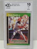 1989 Donruss Ozzie Smith Gem MT 10