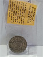 1959 Mexico Silver Un Peso Coin