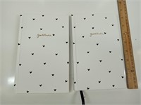 New 2 Pack Gratitude Journals 160 pages each