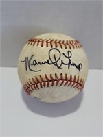 1989 Padres 2 Player Signed Baseball in Case