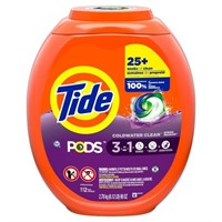 New 112 Pack Tide Pods Laundry Detergent Pacs -