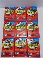 1988 Donruss Baseball Unopened Packs (9)