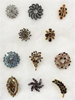 11Beautiful Rhinestone Brooches