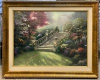 Beautiful Kinkade "Stairway to Paradise" Litho