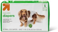 18ct Small Up & Up Small Disposable Dog Diapers -