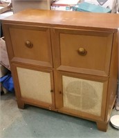 Mid century modern radio record player