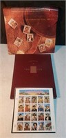 Legends of the west book and stamps