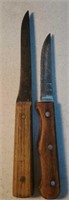 Pair of unmarked butcher knives