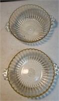 Matching serving bowls approx 8.5 inches diameter