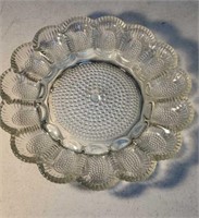 Colorless deviled egg tray
