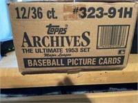 1953 Topps Archives Baseball Cards - 12 boxes