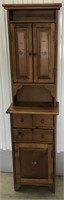 SMALL WOOD PAINTED CABINET
