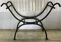 WROUGHT IRON FIREWOOD STAND